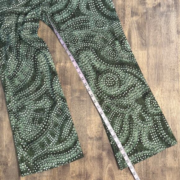 VTG MCM Pant St John Sport Marie Gray Hippie Boho Dot Pattern Ankle Women's 6 - Picture 5 of 10